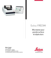 Leica SM2500 Mode D'emploi