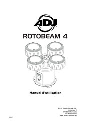 ADJ ROTOBEAM 4 Manuel D'utilisation