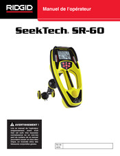 RIDGID SeekTech SR-60 Manuel De L'opérateur