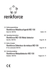 Renkforce MD 150 Notice D'emploi