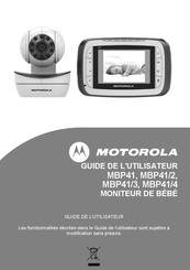 Motorola MBP41/4 Guide De L'utilisateur