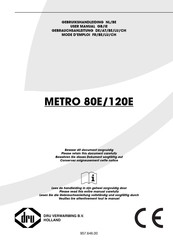 Dru METRO 80E Mode D'emploi