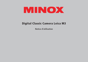 Minox DCC Leica M3 Notice D'utilisation