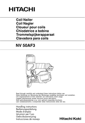 Hitachi Koki NV 50AF3 Mode D'emploi