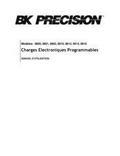 B+K precision 8610 Manuel D'utilisation