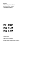 Gaggenau RB 492 Notice D'utilisation