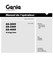 Terex Genie GS-2669 Manuel De L'opérateur