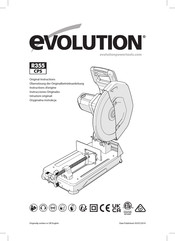 Evolution R355CPS Instructions D'origine