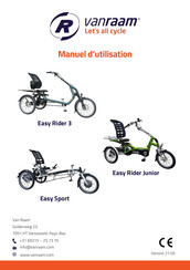 Vanraam Easy Rider 3 Manuel D'utilisation
