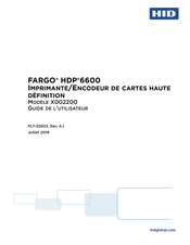 HID FARGO HDP6600 Guide De L'utilisateur