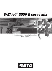 SATA jet 3000 K spray mix Mode D'emploi