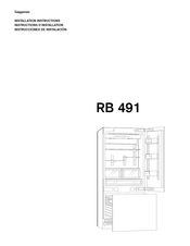 Gaggenau RB 491 Instructions D'installation