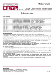 Brouwland 057.131.5 Mode D'emploi