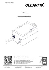 Cleanfix E-BOX 3.0 Instructions D'installation