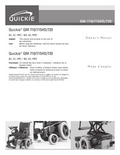 Quickie QM-720 Mode D'emploi