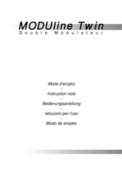 Moduline TWIN Mode D'emploi