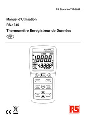 RS RS-1315 Manuel D'utilisation