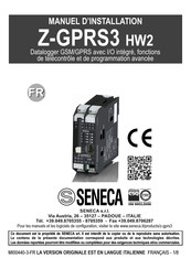 Seneca Z-GPRS3 HW2 Manuel D'installation