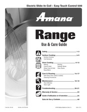 Amana 8113P549-60 Guide D'utilisation Et D'entretien