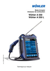 Wohler A 550 L Mode D'emploi