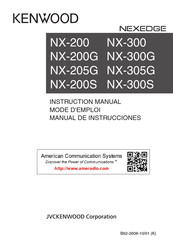 Kenwood NEXEDGE NX-305G Mode D'emploi