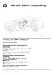 BMW E46 Instructions De Montage