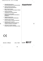 Pattfield Ergo Tools E-STP 8517 Mode D'emploi D'origine