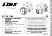 Linz electric E1X Série Mode D'emploi Et D'entretien