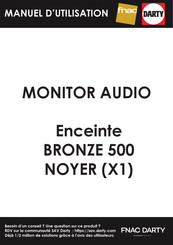 Monitor Audio BRONZE Série Manuel D'utilisation