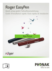 Phonak Roger EasyPen Guide D'installation Rapide