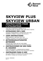 Bonnet Neve SKYVIEW URBAN Instructions Pour L'utilisateur