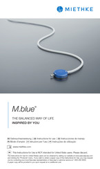 MIETHKE M.blue Mode D'emploi
