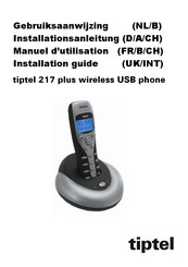 TIPTEL 217 Plus wireless USB phone Manuel D'utilisation