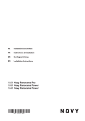 Novy Panorama Pro 1821 Instructions D'installation