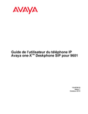 Avaya one-X Deskphone SIP Guide De L'utilisateur