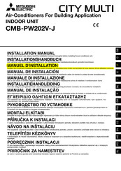 Mitsubishi Electric CITY MULTI CMB-PW202V-J Manuel D'installation