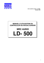 MRC AUDIO LD-500 Manuel D'utilisation