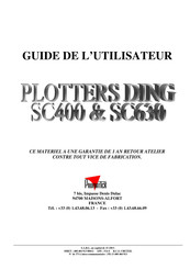 Promattex SC400 Guide De L'utilisateur