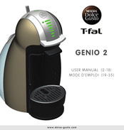 Nescafe Dolce Gusto T-fal GENIO 2 Mode D'emploi