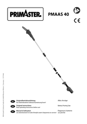 PrimAster PMAAS 40 Manuel D'utilisation