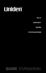Uniden EXP4241 Série Guide D'utilisation