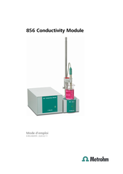 Metrohm 856 Conductivity Module Mode D'emploi