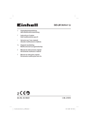 Einhell GE-LM 36/4in1 Li Instructions D'origine
