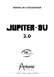 Arturia JUPITER-8V Manuel De L'utilisateur