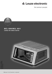 Leuze electronic BCL 600i SF 102 Manuel D'utilisation Original