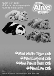 WowWee Alive Mini White Tiger Cub Guide De Démarrage Rapide