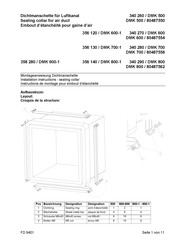 Dimplex DMK 800-1 Instructions De Montage