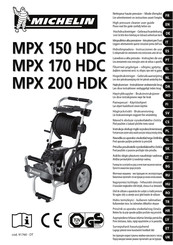 Michelin MPX 170 HDC Mode D'emploi