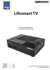 Medion Lifesmart TV P85251 Mode D'emploi
