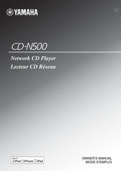 Yamaha CD-N500 Mode D'emploi